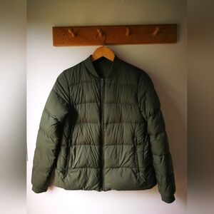 Lululemon Olive Green Reversible Puffer Jacket